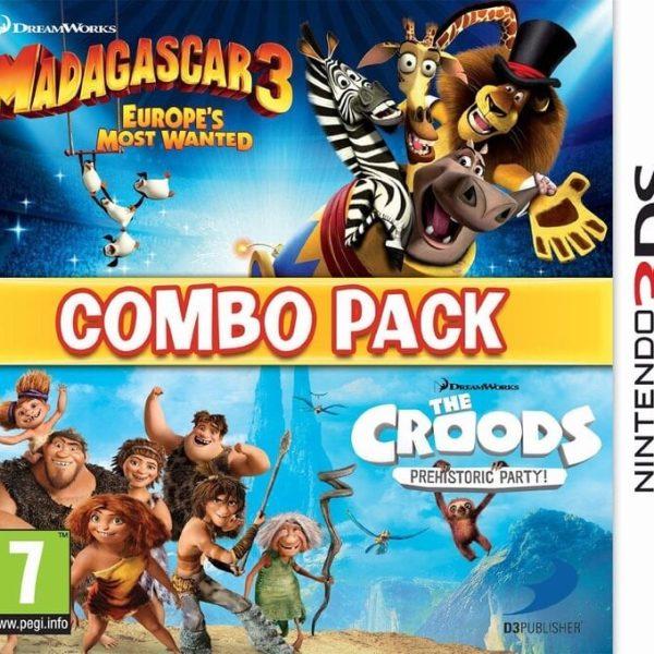 دانلود بازی Combo Pack: Madagascar 3: Europe’s Most Wanted + The Croods: Prehistoric Party! برای نینتندو 3DS