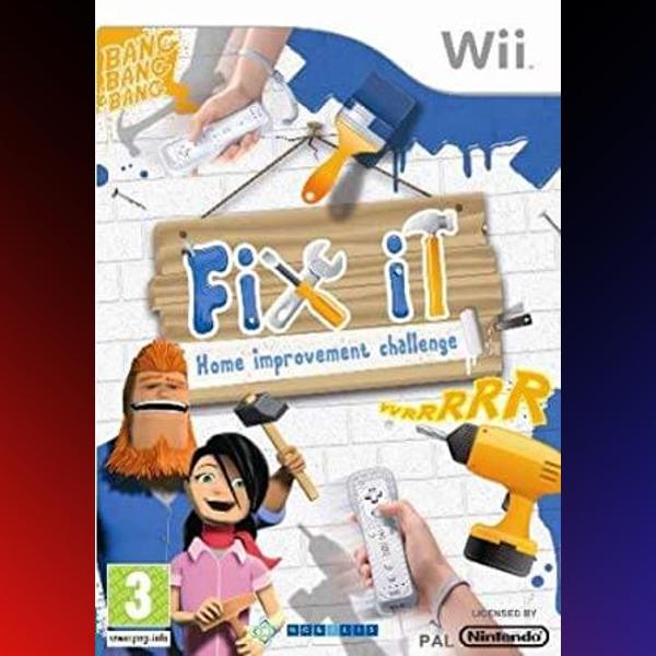 دانلود بازی Fix It: Home Improvement Challenge برای نینتندو WII