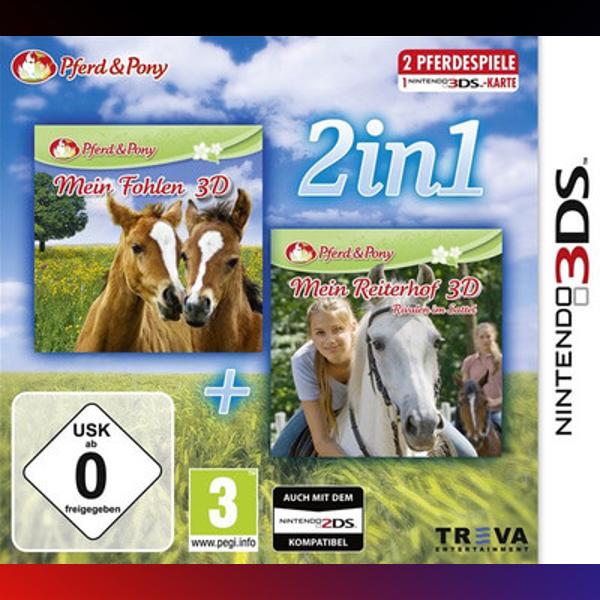 دانلود بازی 2in1 Horses 3D Vol.2 – Rivals in the Saddle and Jumping for the Team 3D برای نینتندو 3DS