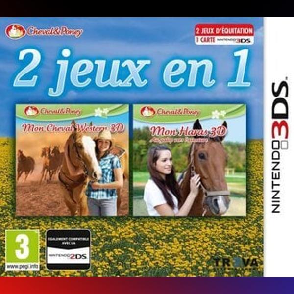 دانلود بازی 2in1 Horses 3D Vol.3: My Riding Stables – Jumping for the Team and My Western Horse برای نینتندو 3DS