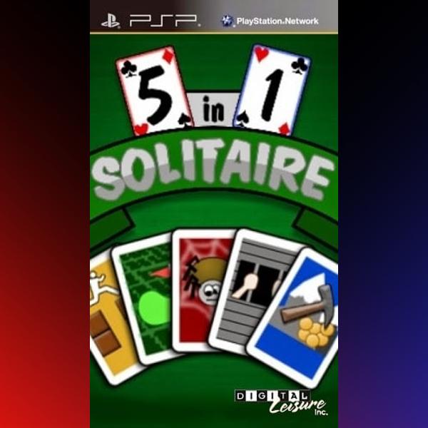 دانلود بازی 5 in 1 Solitaire برای PSP