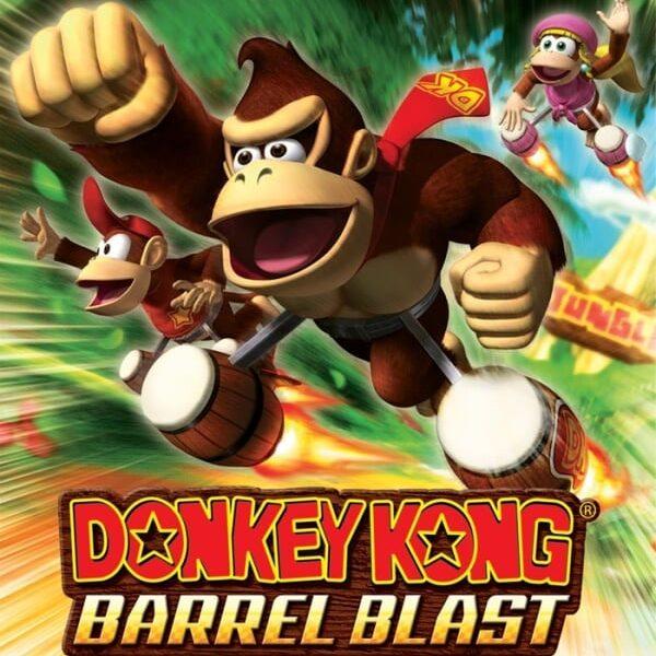 دانلود بازی Donkey Kong Barrel Blast برای نینتندو WII