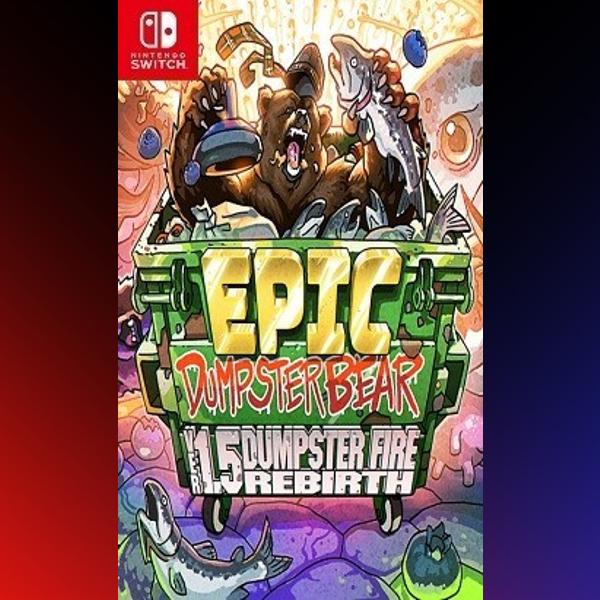 دانلود بازی Epic Dumpster Bear 1.5 DX: Dumpster Fire Rebirth برای نینتندو سوییچ