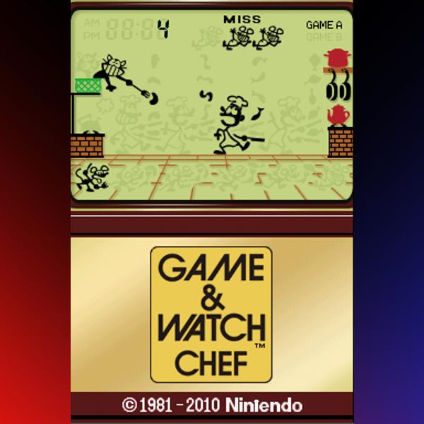 دانلود بازی Game & Watch: Chef برای نینتندو ds