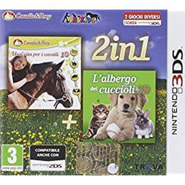 دانلود بازی 2in1 – Life with Horses 3D + My Baby Pet Hotel 3D برای نینتندو 3DS