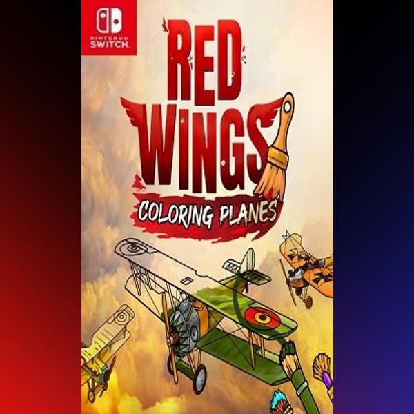 دانلود بازی Red Wings Coloring Planes برای نینتندو سوییچ