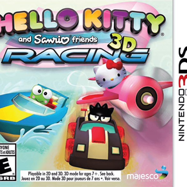 دانلود بازی Hello Kitty & Sanrio Friends 3D Racing برای نینتندو 3DS