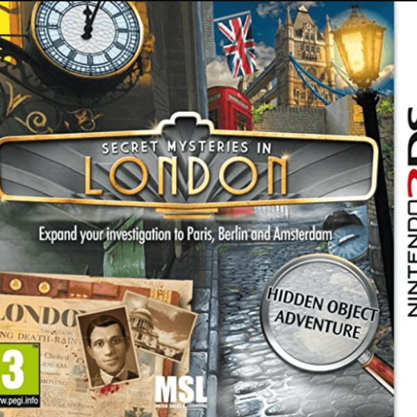 دانلود بازی Secret Mysteries in London برای نینتندو 3DS