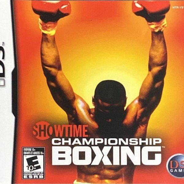 دانلود بازی Showtime Championship Boxing برای نینتندو ds