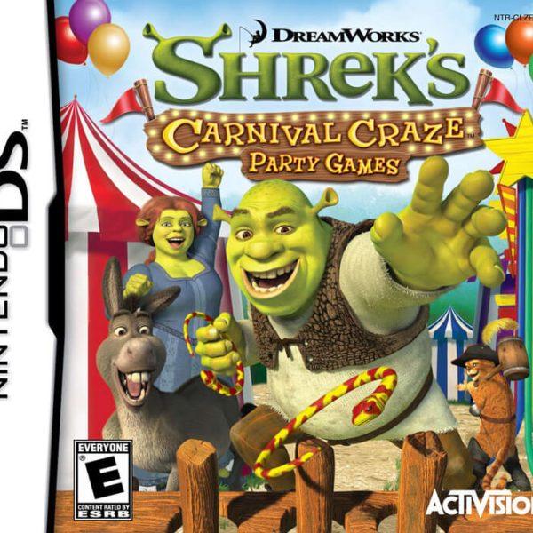 دانلود بازی Shrek’s Carnival Craze: Party Games برای نینتندو ds