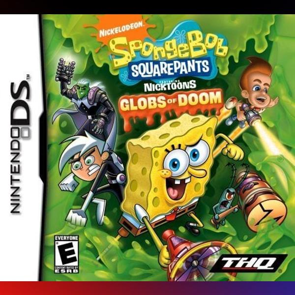 دانلود بازی SpongeBob SquarePants featuring Nicktoons: Globs of Doom برای نینتندو ds