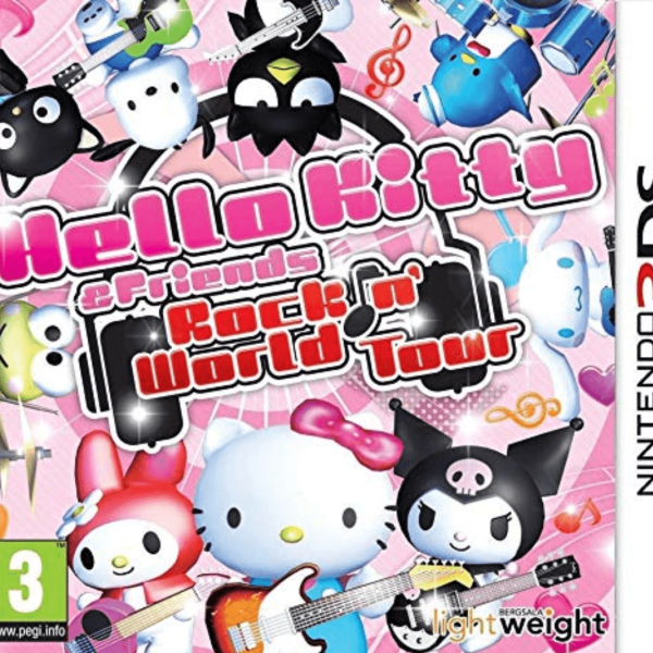 دانلود بازی Hello Kitty & Friends: Rockin’ World Tour برای نینتندو 3DS