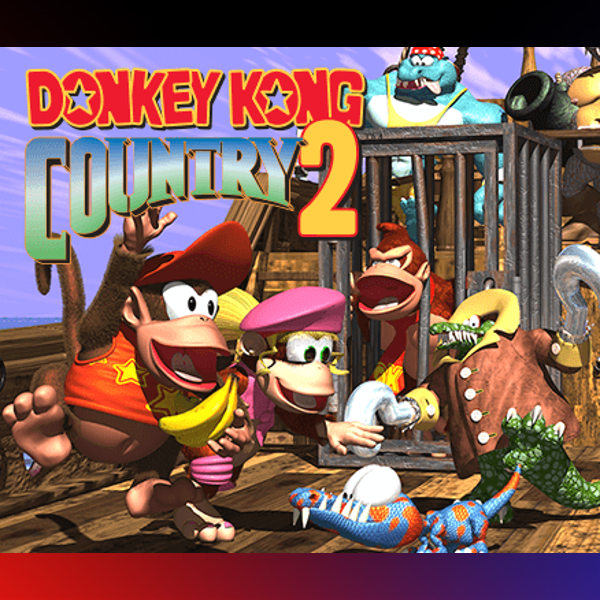 دانلود بازی Donkey Kong Country 2: Diddy’s Kong Quest برای نینتندو WII