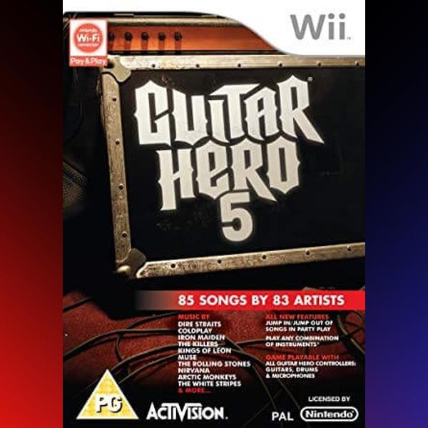 دانلود بازی Guitar Hero 5 برای نینتندو WII