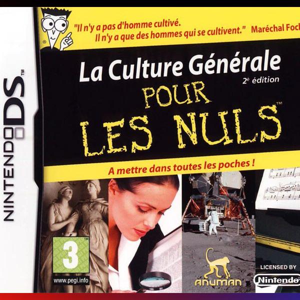 دانلود بازی La Culture Generale pour les Nuls: 2e Edition برای نینتندو DS