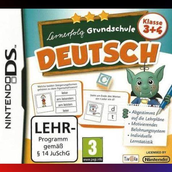 دانلود بازی Lernerfolg Grundschule: Deutsch: Klasse 3+4 برای نینتندو DS