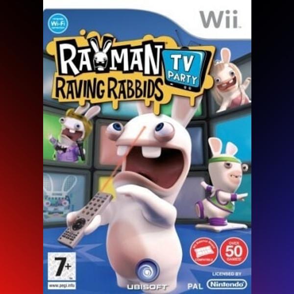 دانلود بازی Rayman Raving Rabbids TV Party برای نینتندو WII