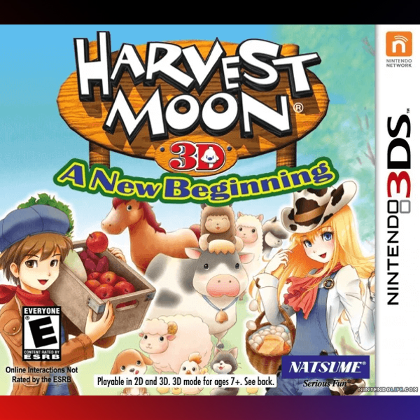 دانلود بازی Harvest Moon 3D: A New Beginning برای نینتندو 3DS