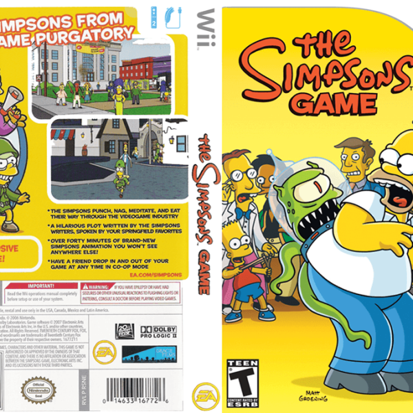 دانلود بازی The Simpsons Game برای نینتندو WII