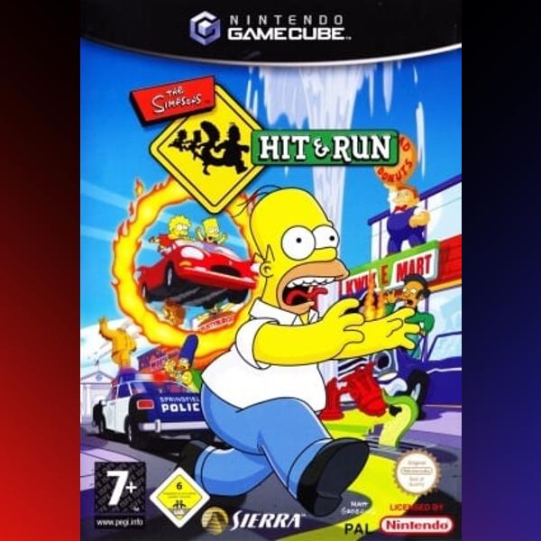 دانلود بازی The Simpsons: Hit & Run برای نینتندو گیم کیوب