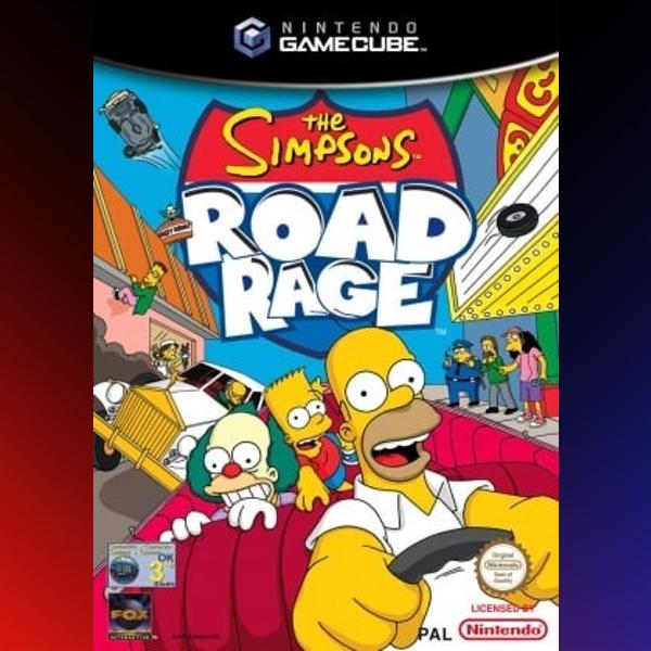 دانلود بازی The Simpsons Road Rage برای نینتندو گیم کیوب